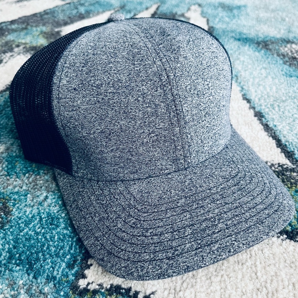 Trucker cap Heather blue & mesh adjustable